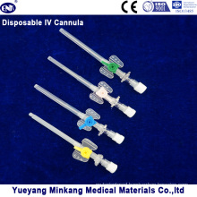 Blister Packed Medical Disposable IV Cannula/IV Catheter with Injection Port